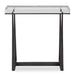 Midas Accent Table, Bronze - dark bronze iron with crystal top