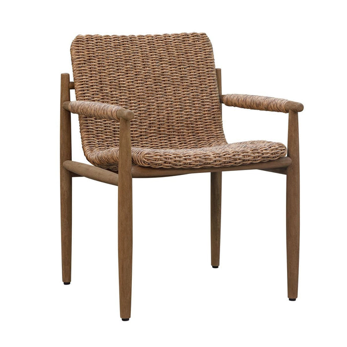Sumba Outdoor Lounge Chair, Golden Flax - chair