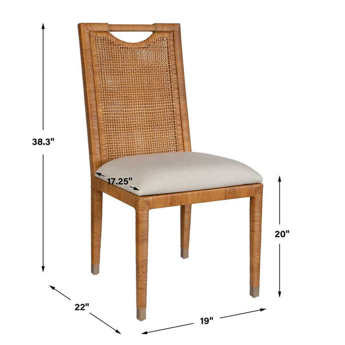 Rattan Dining Chair, Set of 2