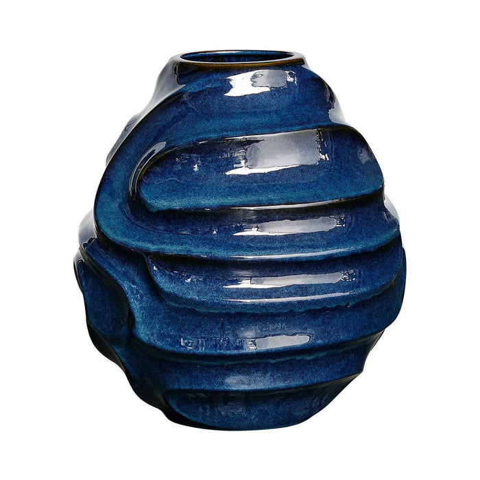 Helix Swirl Indoor-Outdoor Vase - vases