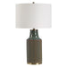 Bluish Green Ceramic Table Lamp - table lamp