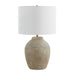Neutral Earth Tones Organic Table Lamp - table lamp