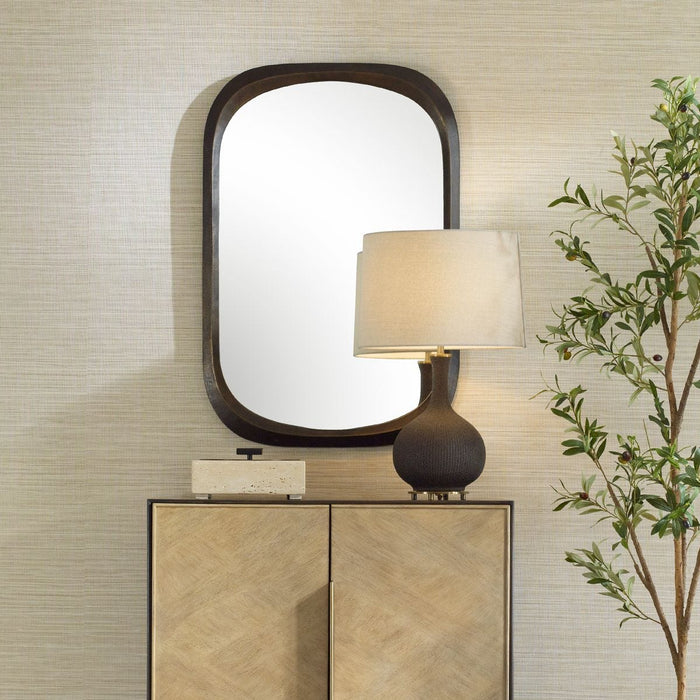 Malone Mirror Bronze - bronze and aluminum