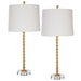 Gold Leaf Hourglass Table Lamp Set of 2 - table lamp