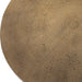 Antigua Side Table - cast aluminum in antique brass