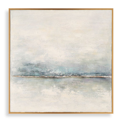Foggy Morning Hand Painted Canvas - Wall Art