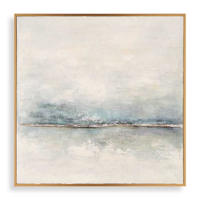 Foggy Morning Hand Painted Canvas - Wall Art