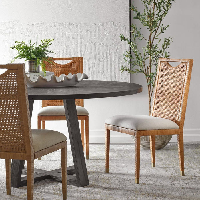 Rattan Dining Chair, Set of 2