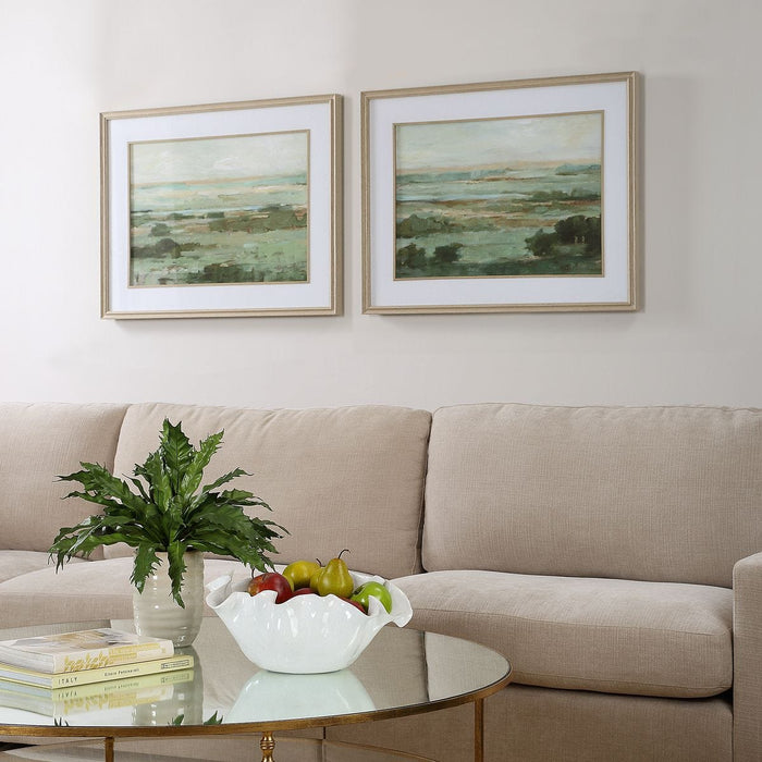 Warm Valley Framed Prints, S/2 - Wall Art