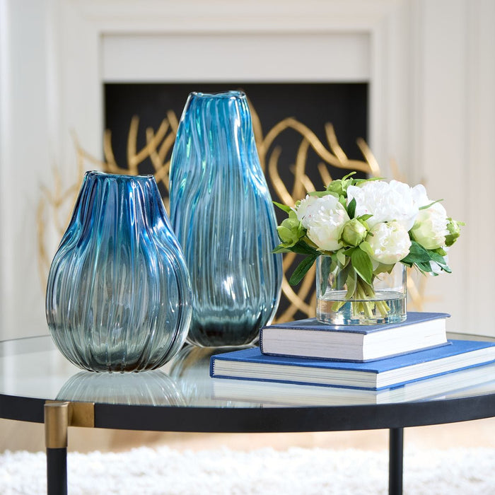 Midnight Horizon Vases, S/2 - vases