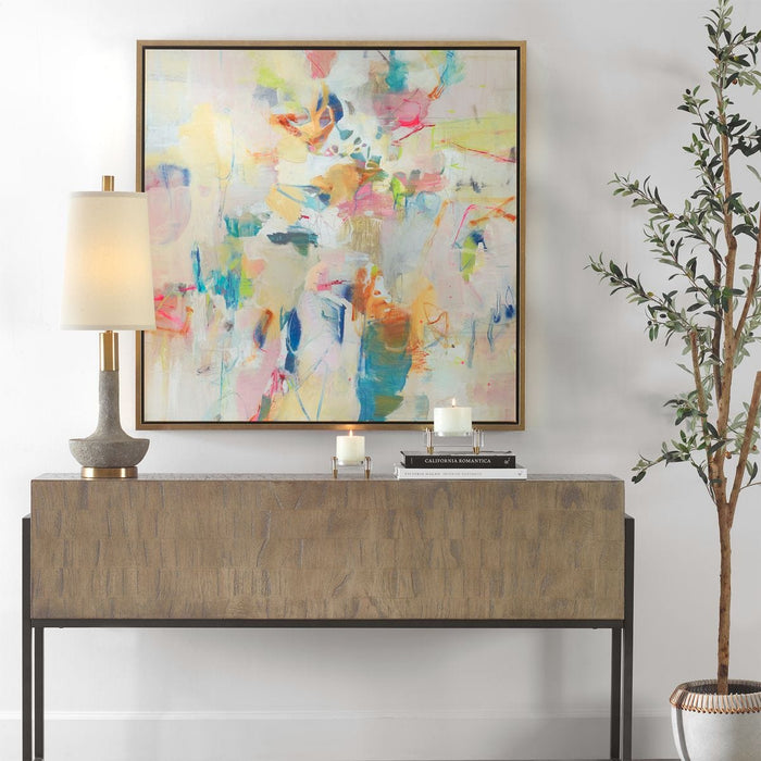 Party Time Framed Canvas - Wall Art