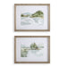 Serene Lake Framed Prints, S/2 - Wall Art