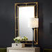 Felix Rectangle Mirror - brass and aluminum