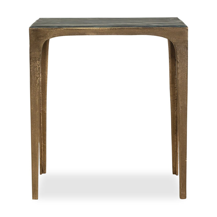Accent Table (Black Marine Marble) - accent table