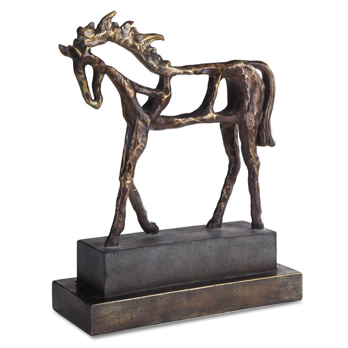 Titan Horse Sculpture - decorative object