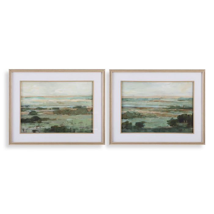 Warm Valley Framed Prints, S/2 - Wall Art