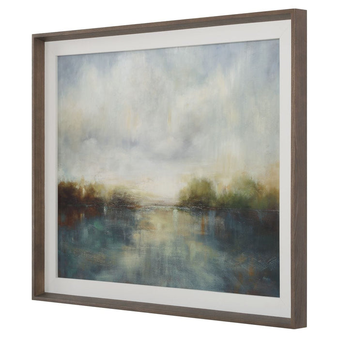 Blue Reverie Framed Print - Wall Art
