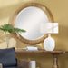 Mariner Round Mirror, Natural - rattan