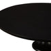 Flight Accent Table, Black - textured aluminum curved forms