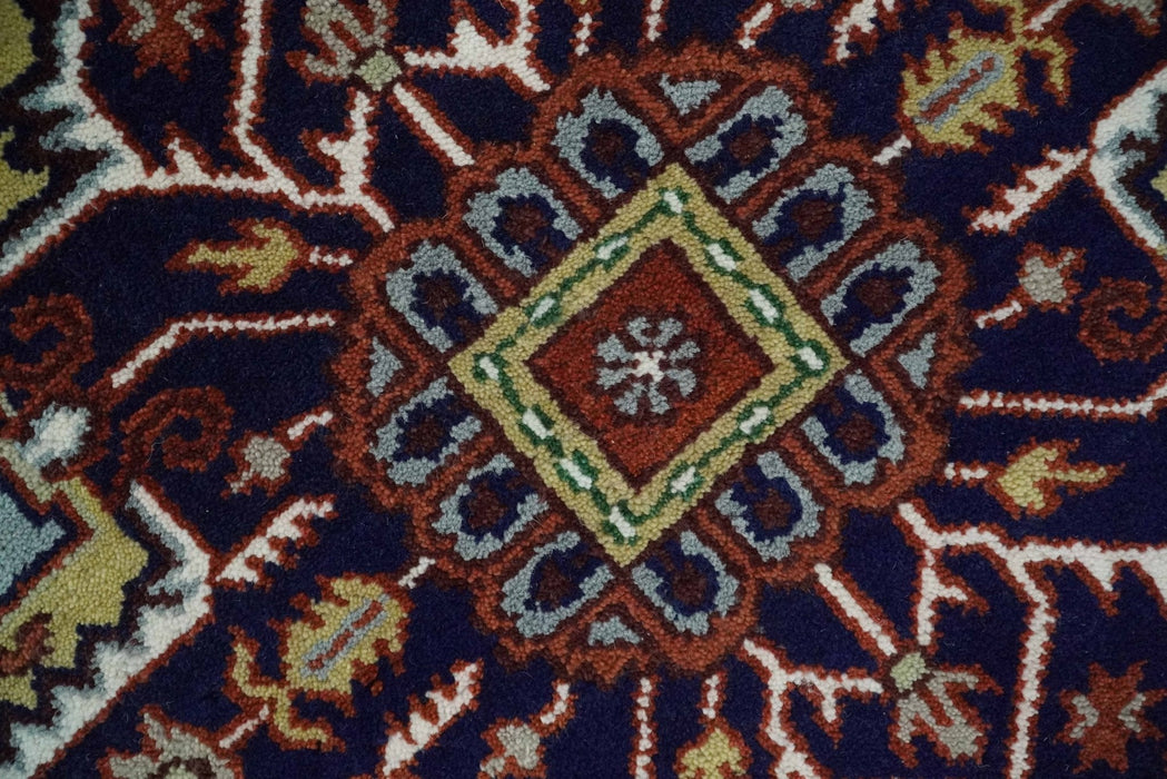 9x12 and Runner Traditional Mustard, Silver and Ivory Hand knotted wool Area Rug