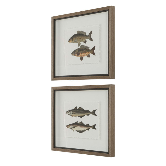 The Catch Framed Prints, S/2 - Wall Art