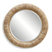 Twisted Seagrass Round Mirror - seagrass
