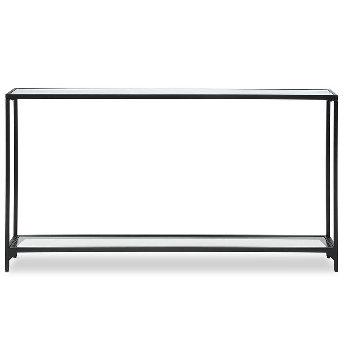 Console Table (Black/Mirrored) - accent table