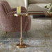 Accent Table (Brass Scalloped) - accent table