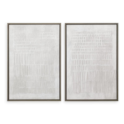 Social Theory Framed Canvases, S/2 - Wall Art