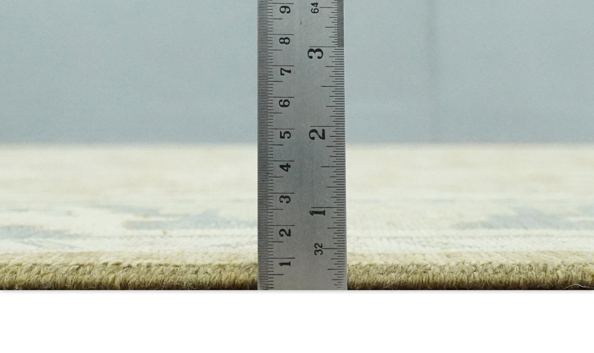 Antique Brown, Gray and Beige 8x10, 6x9 and 4x6 Hand Knotted Traditional Persian Oushak Wool Rug | AC2