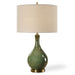 Emerald Green Ceramic Accent Lamp - table lamp