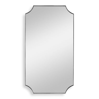 Lennox Mirror, Nickel - stainless steel