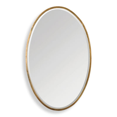 Herleva Oval Mirror - gold finish