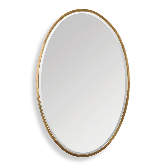 Herleva Oval Mirror - gold finish