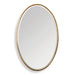 Herleva Oval Mirror - gold finish