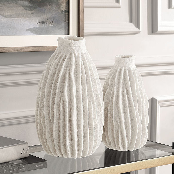 Ivory Ridge Vases, S/2 - vases