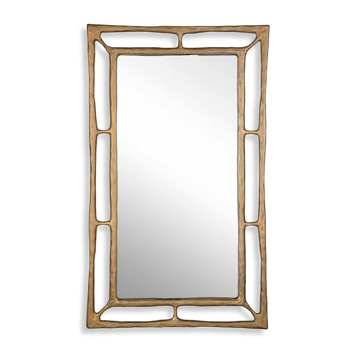Felix Rectangle Mirror - brass and aluminum