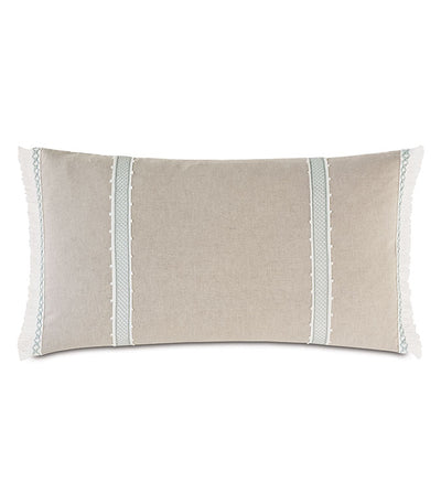 Sky Blue Lumbar Pillow - pillows - luxury
