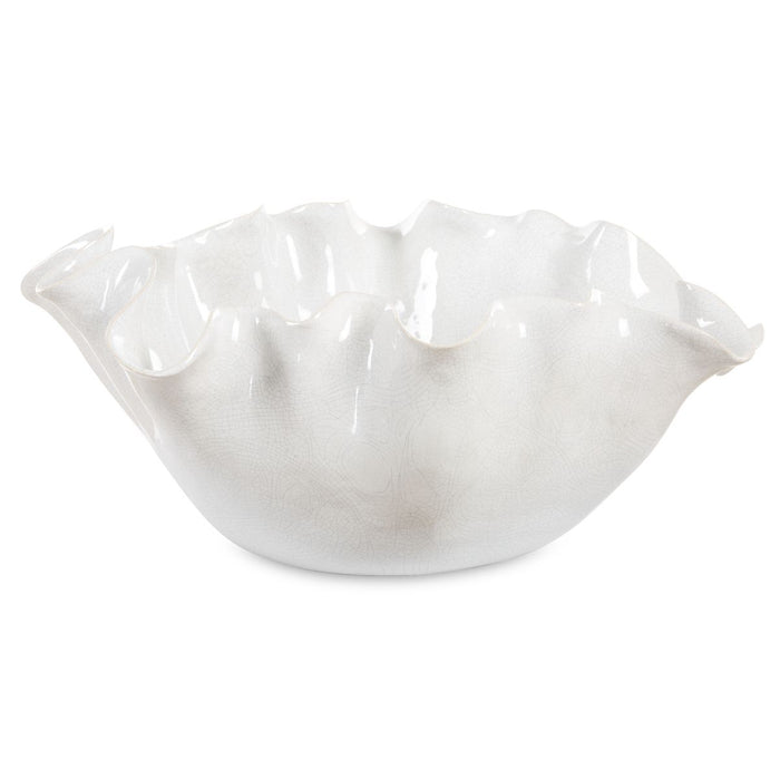 Ruffle Bloom Bowl - decorative object