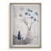 Blue Flowers In Vase Framed Print - Wall Art