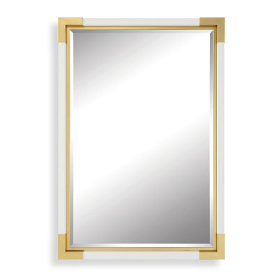 Malik Mirror - gold finish and iron