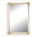 Malik Mirror - gold finish and iron