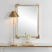 Malik Mirror - gold finish and iron