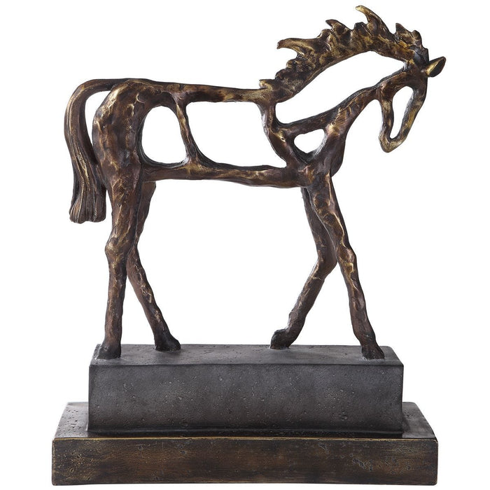 Titan Horse Sculpture - decorative object