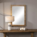 Cape Mirror Natural - rattan and oak wood