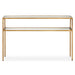 Console Table (Gold/Tempered Glass) - accent table