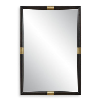 Larkin Mirror - brass and wood