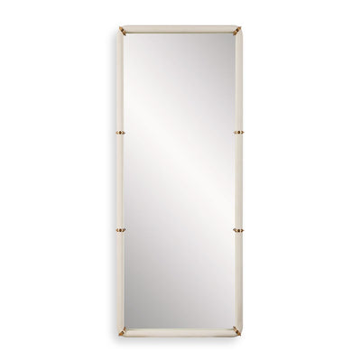 Cyprus Tall Mirror - brass and shagreen