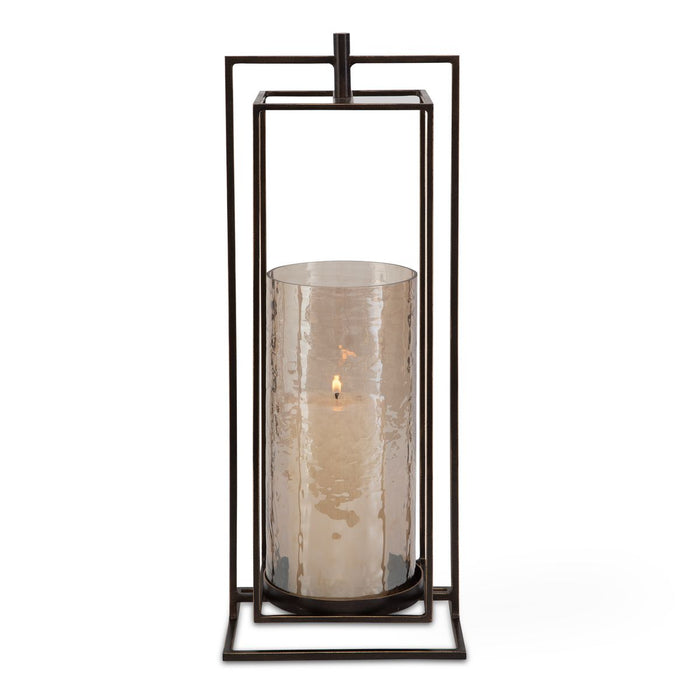 Wenman Candleholder, Bronze - decorative object