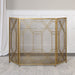 Rosen Fireplace Screen, Gold - decorative object